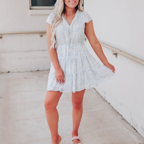 Blu Pepper Blue Dress - Picture 1 of 5